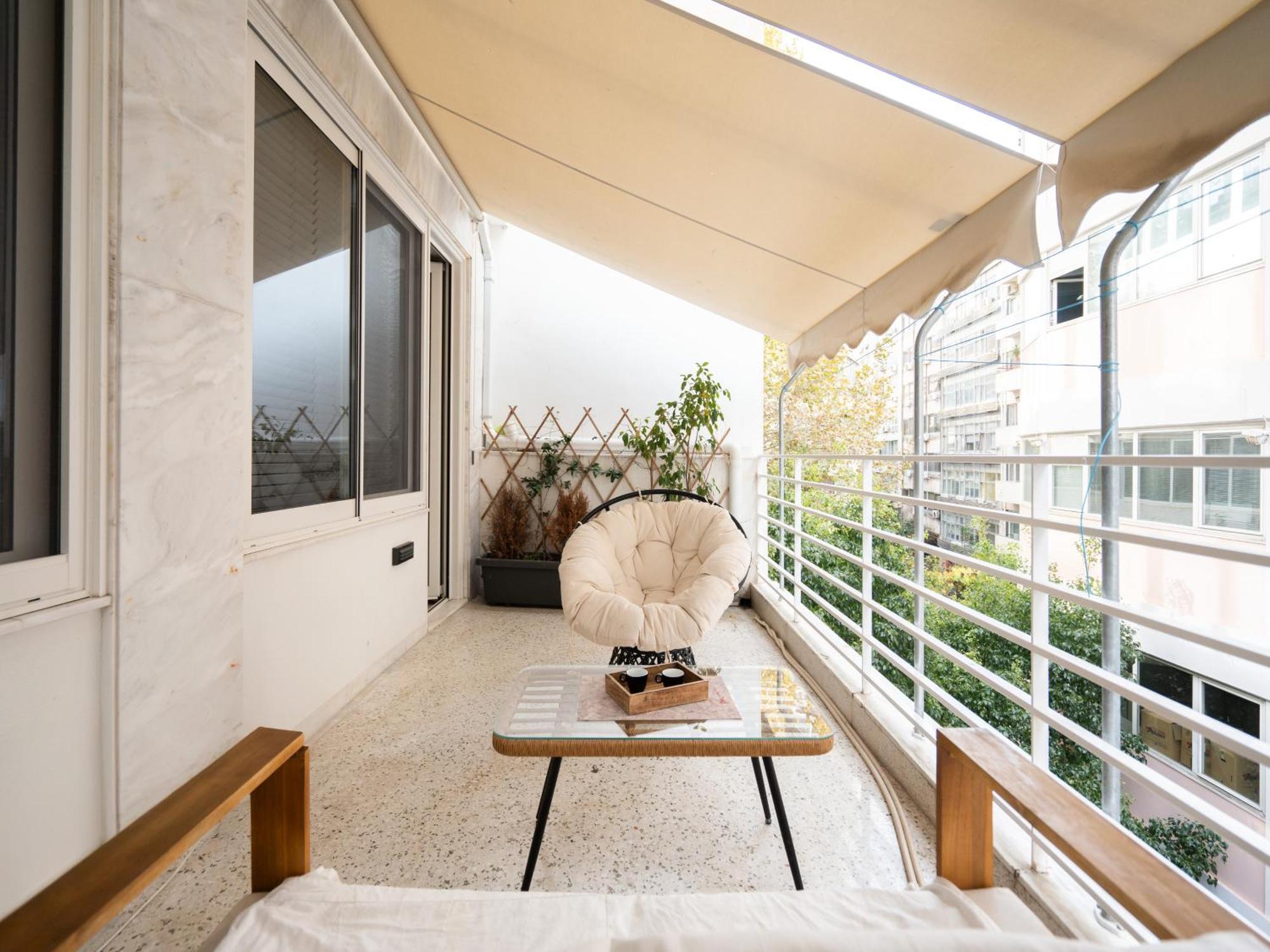 A Place 4U No6 - City Escape With Balcony Lounge & Open Living Space Athén Kültér fotó