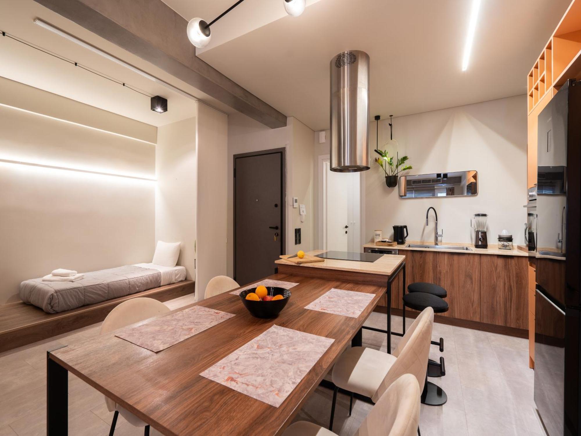 A Place 4U No6 - City Escape With Balcony Lounge & Open Living Space Athén Kültér fotó